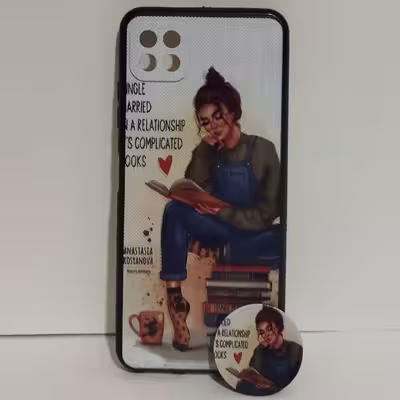 کاور کد 1988 مناسب برای گوشی موبایل سامسونگ GALAXY A22 5G به همراه پایه نگهدارنده