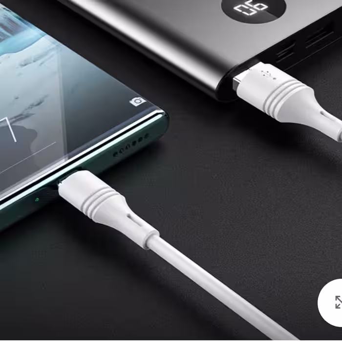 کابل شارژ تایپ سی بروفون مدل BX43 به طول 1 متر
