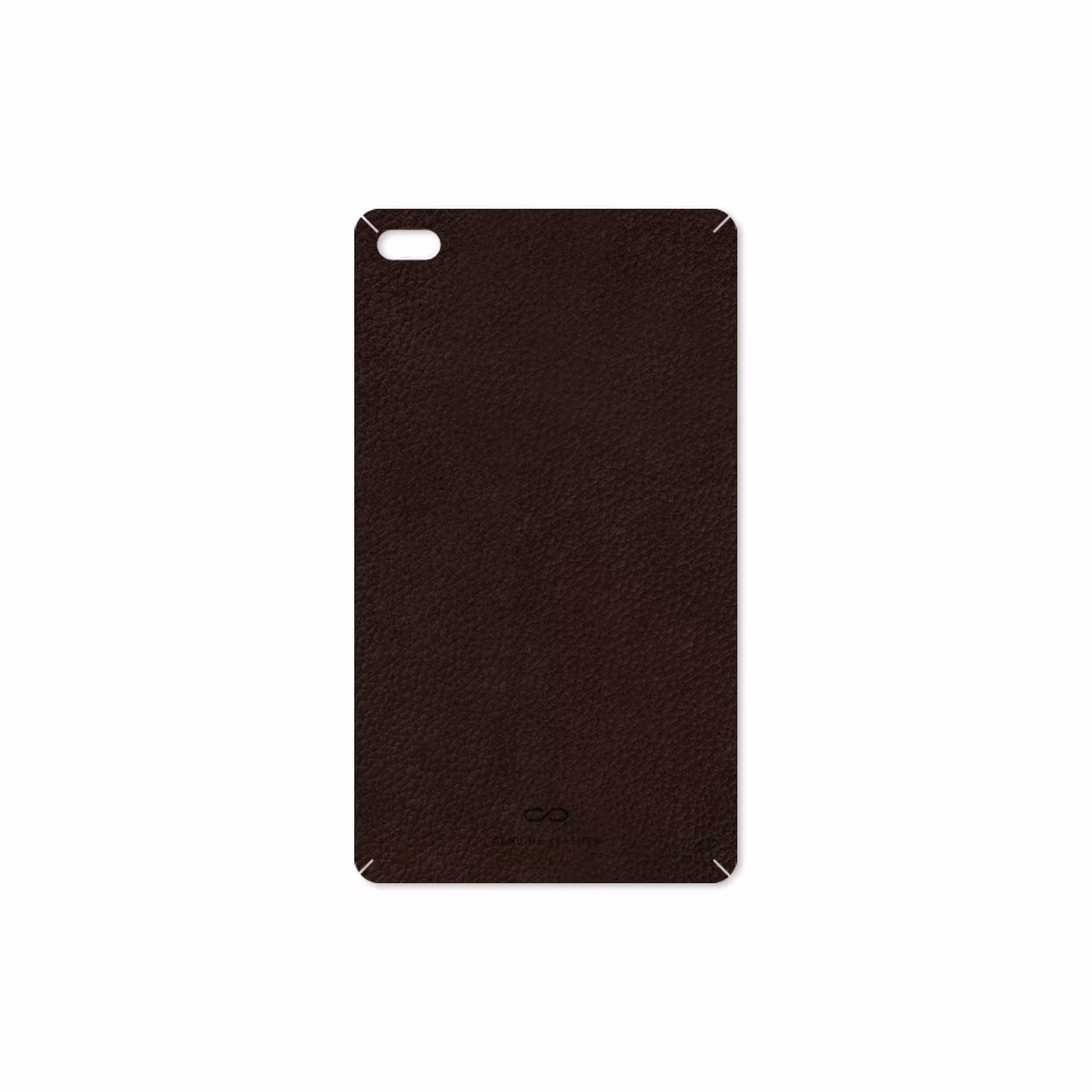 برچسب پوششی ماهوت مدل Dark-Brown-Leather مناسب برای تبلت لنوو E7