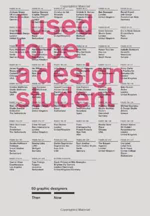 [PDF] دانلود کتاب I Used To Be A Design Student - 50 Graphic Designers Then And Now, 2013