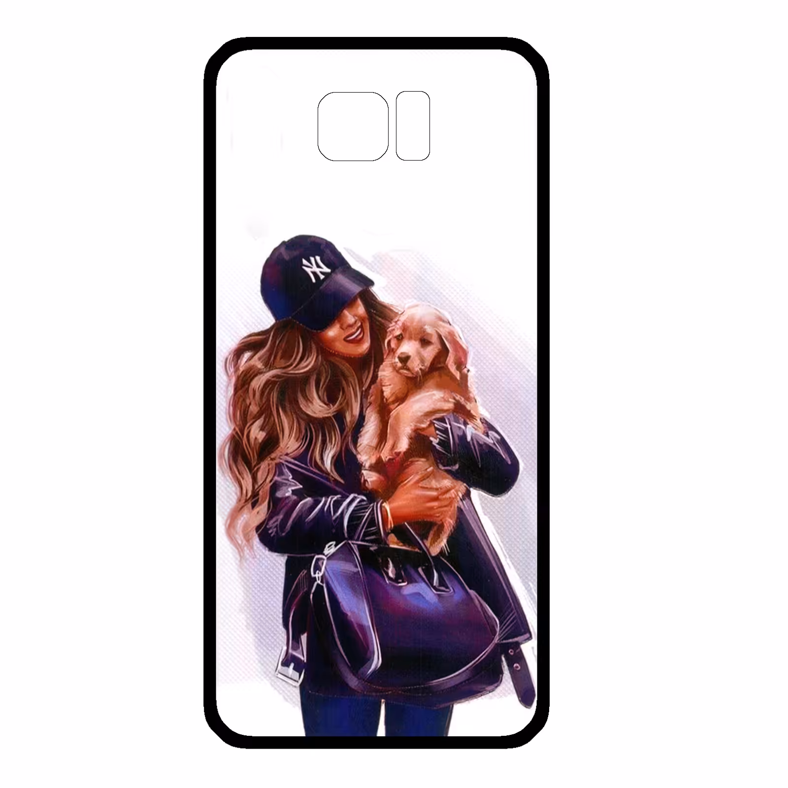 کاور طرح دختر کد 2608 مناسب برای گوشی موبایل سامسونگ  Galaxy S7