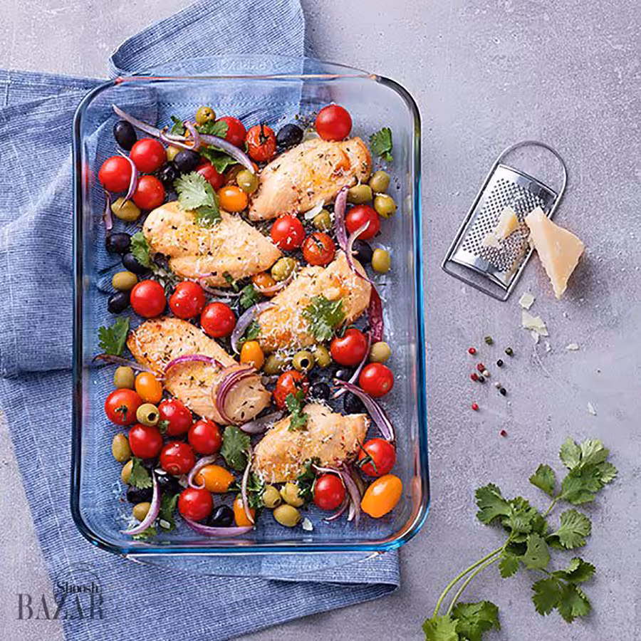 تابه پیرکس مدل کلاسیک سایز 27×40