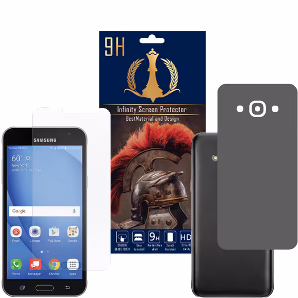 برچسب پوششی اینفینیتی مدل PRO MAX مناسب برای گوشی موبایل سامسونگ Galaxy J3 PRO به همراه محافظ صفحه نمایش