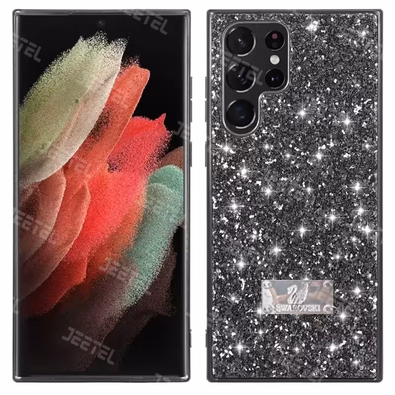 قاب سواروسکی دخترانه Samsung Galaxy S23 Ultra 5G مدل سنگی