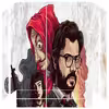 برچسب پلی استیشن ۴ مدل طرح money heist netflix کد PS-10109 