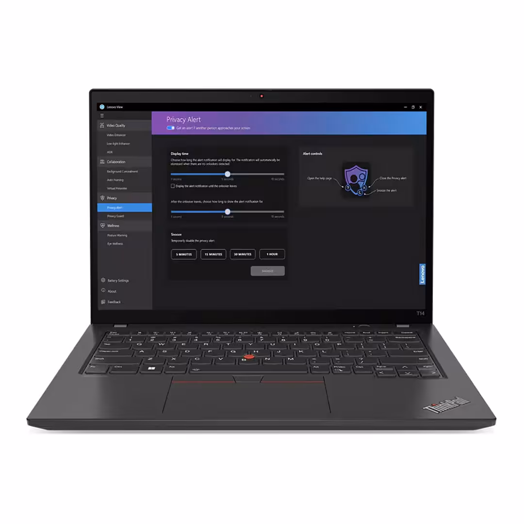 لپ تاپ لنوو ThinkPad T14 با نمایشگر 14 اینچی Full HD، پردازنده Intel Core i5 نسل 11 یا 12، رم 8 گیگابایت، حافظه 512 گیگابایت SSD و گرافیک Intel Iris Xe