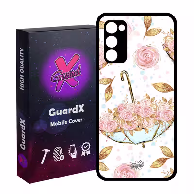 کاور گارد ایکس طرح Flower مدل Glass10107 مناسب برای گوشی موبایل سامسونگ Galaxy S20 FE