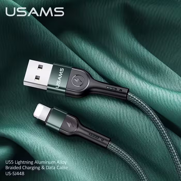 کابل تبدیل USB به لایتنینگ یوسمز مدل U 55 A طول 1 متر