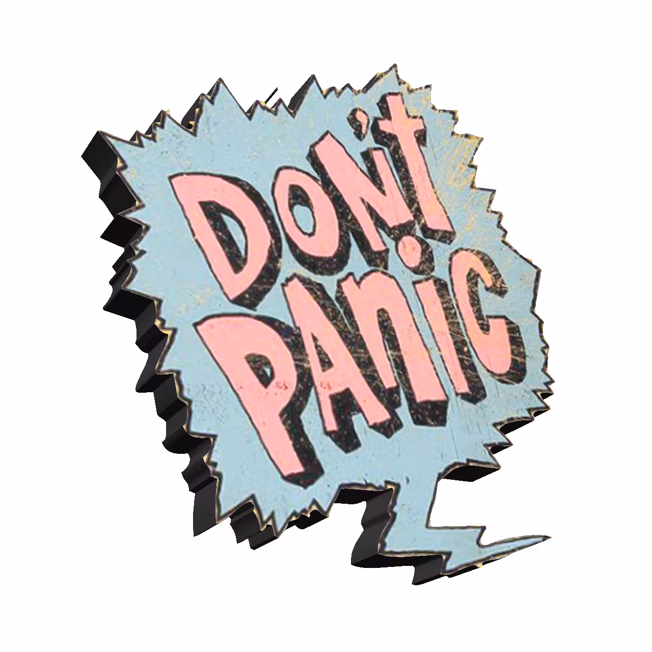 استیکر طرح Dont Panic