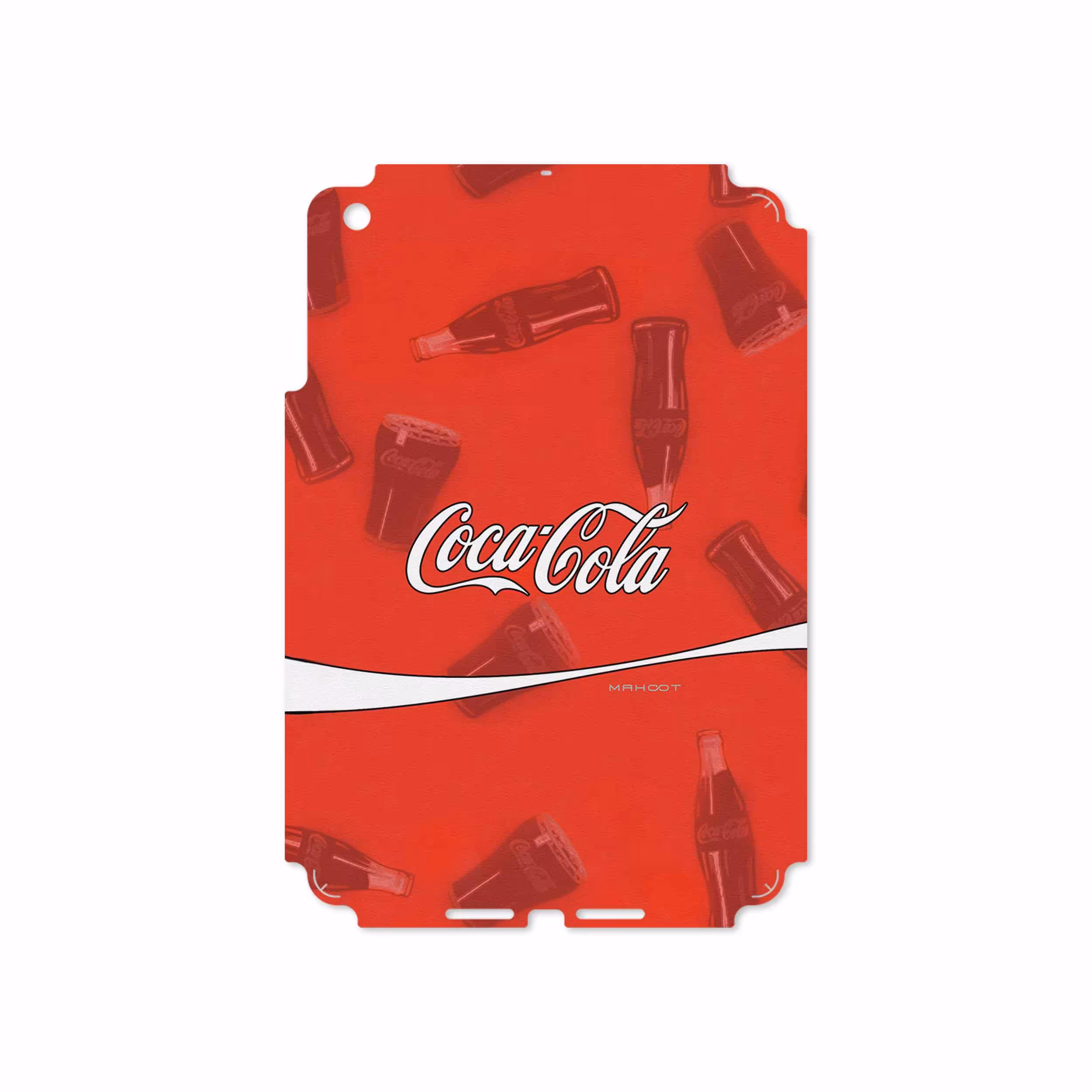 برچسب پوششی ماهوت مدل Coca-Cola-Logo مناسب برای تبلت اپل iPad mini 2012 A1432