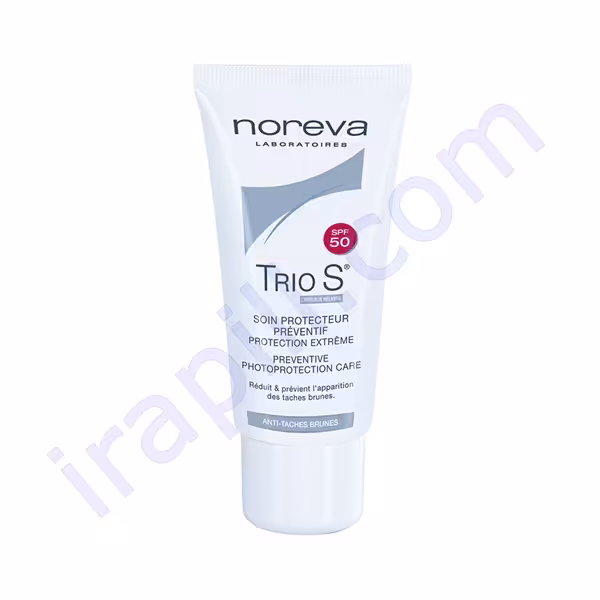 کرم ضد آفتاب و ضد لک نوروا مدل تریو اس SPF50 مناسب انواع پوست 50 میلی لیتر