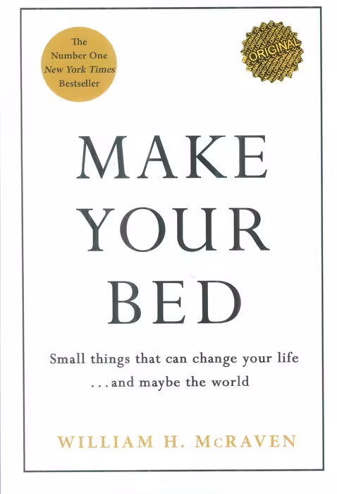 MAKE YOUR BED:تخت خوابت را مرتب کن (زبان اصلی،انگلیسی) - ناشربوک | خرید آنلاین کتاب