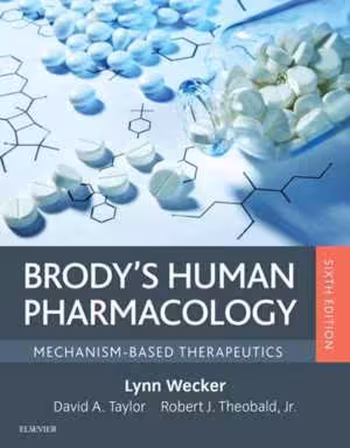 [PDF] دانلود کتاب Brody’S Human Pharmacology - Mechanism-Based Therapeutics, 6th ed, 2018