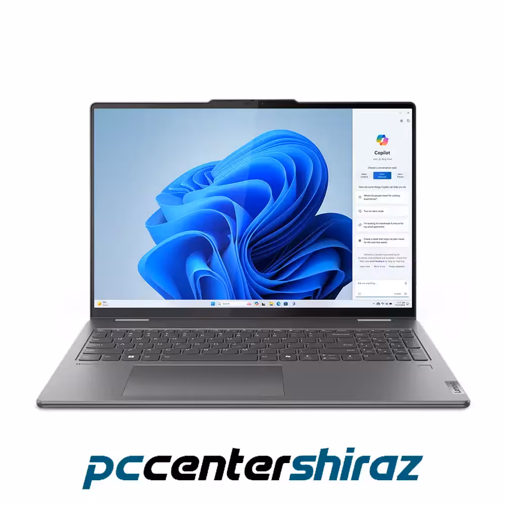 لپتاپ 16 اینچی لنوو مدل LENOVO Yoga 7 2 IN 1 16IML9 ULTRA5 16D5 512SSD Intel Arc