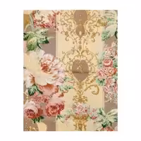 ملحفه آدنو مدل گلپری کد IR102 دونفره سایز 180x200 سانتی متر
