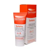 کرم ضد آفتاب رنگی فاقد چربی 3 در 1  SPF50 درماگور 40 میلی لیتری