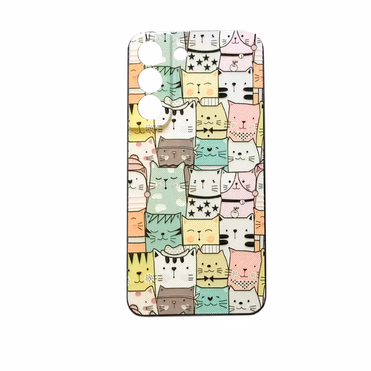 کاور طرح گربه مدل CAT022 مناسب برای گوشی موبایل سامسونگ Galaxy S22