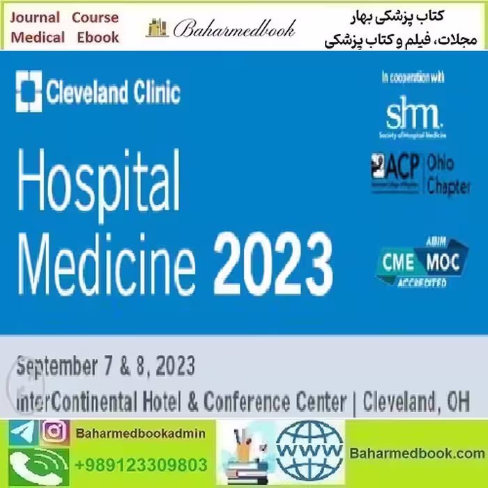 Cleveland Clinic Hospital Medicine 2023 video course price 40€ - کتاب پزشکی بهار