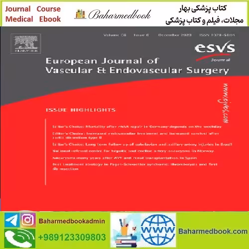 European Journal of Vascular and Endovascular Surgery Volume