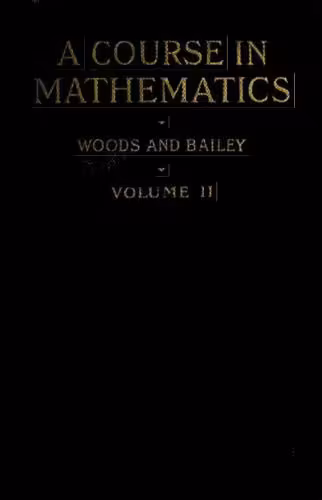 خرید و دانلود نسخه کامل کتاب A Course in Mathematics for Students in Engineering and Applied Science. Volume 2