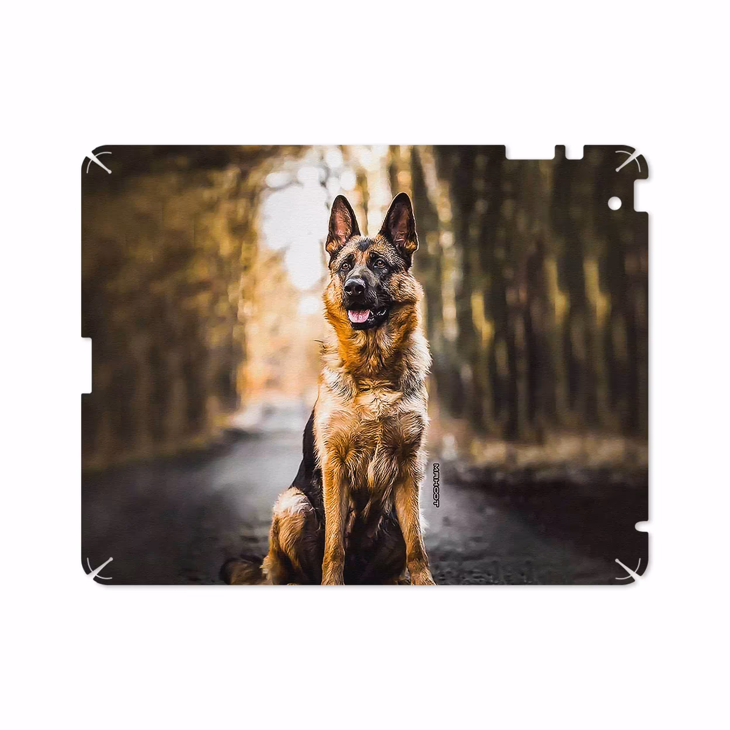 برچسب پوششی ماهوت مدل Dog-1 مناسب برای تبلت اپل iPad 2 2011 A1395