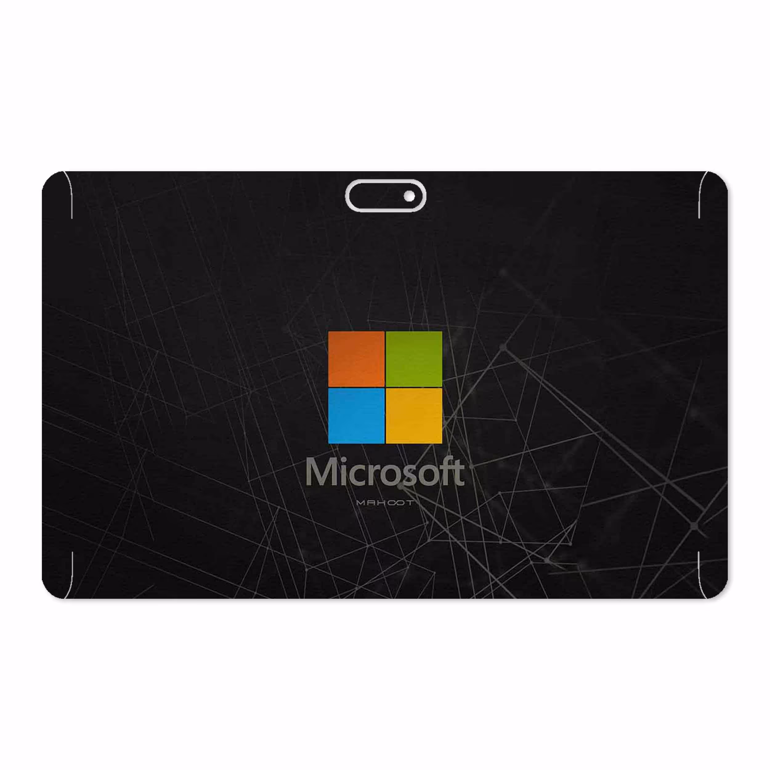 برچسب پوششی ماهوت مدل Microsoft-Logo مناسب برای تبلت جی ال ایکس W11 Plus