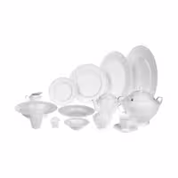 سرویس غذاخوری 103 پارچه چینی زرین ایران سری نئوکلاسیک مدل Simple درجه عالی