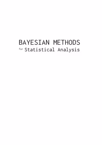 خرید و دانلود نسخه کامل کتاب Bayesian Methods for Statistical Analysis