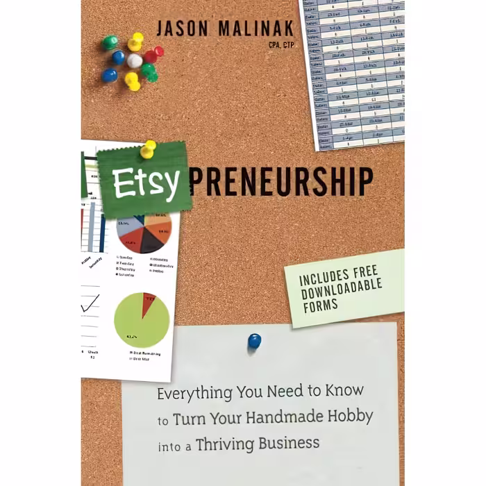 کتاب Etsy-Preneurship  اثر Jason Malinak انتشارات Wiley