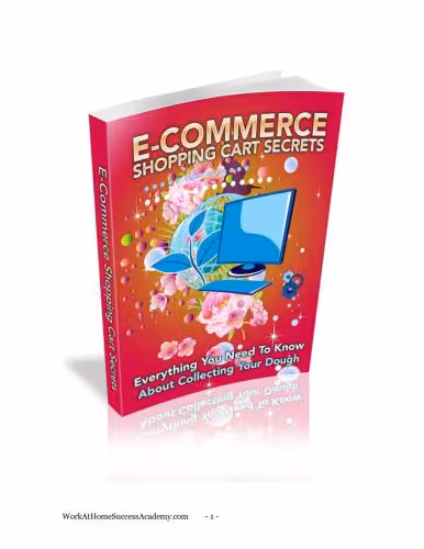 خرید و دانلود نسخه کامل کتاب E-commerce Shopping Cart Secrets. Everything you need to know about collecting your dough