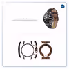برچسب ماهوت طرح Dark Walnut Wood مناسب برای ساعت هوشمند سامسونگ Galaxy Watch3 45mm