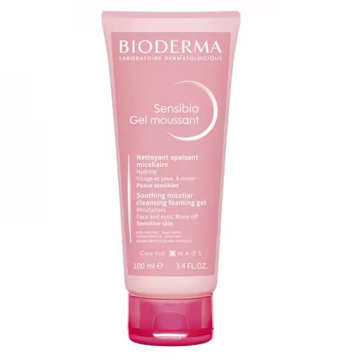 ژل فوم شستشو و میسلار صورت بیودرما مدل Sensibio Gel Moussant مناسب پوست حساس حجم 100 میل
