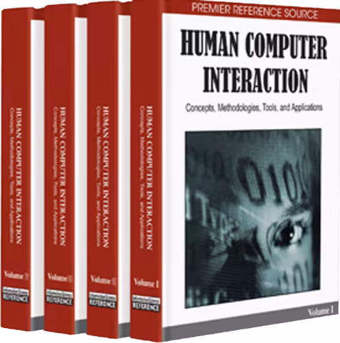 خرید و دانلود نسخه کامل کتاب Human Computer Interaction: Concepts, Methodologies, Tools and Applications