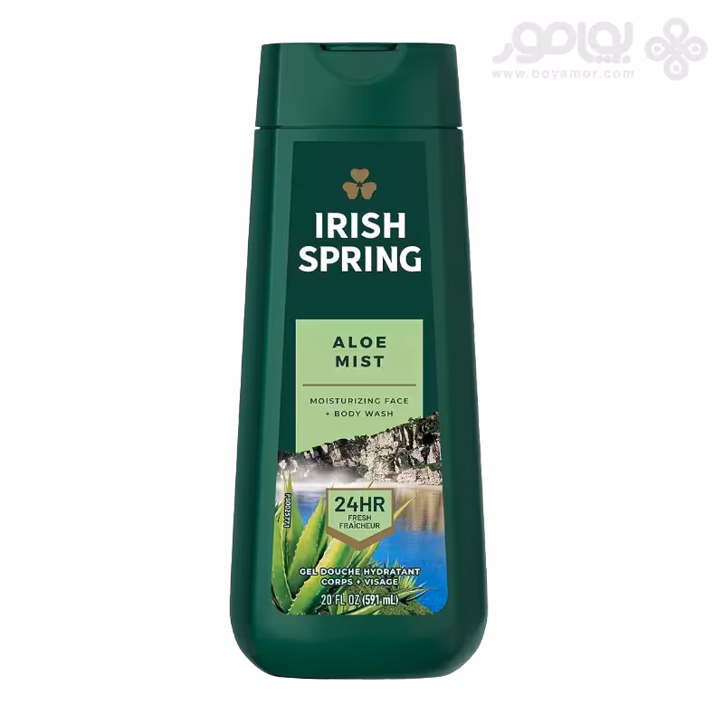 شامپو بدن و صورت آیریش اسپرینگ مدل ALOE MIST حجم 591 میل