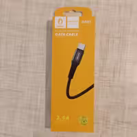 کابل کنفی فست شارژ DENMEN مدل D02T نوع TYPE-C رنگ مشکی