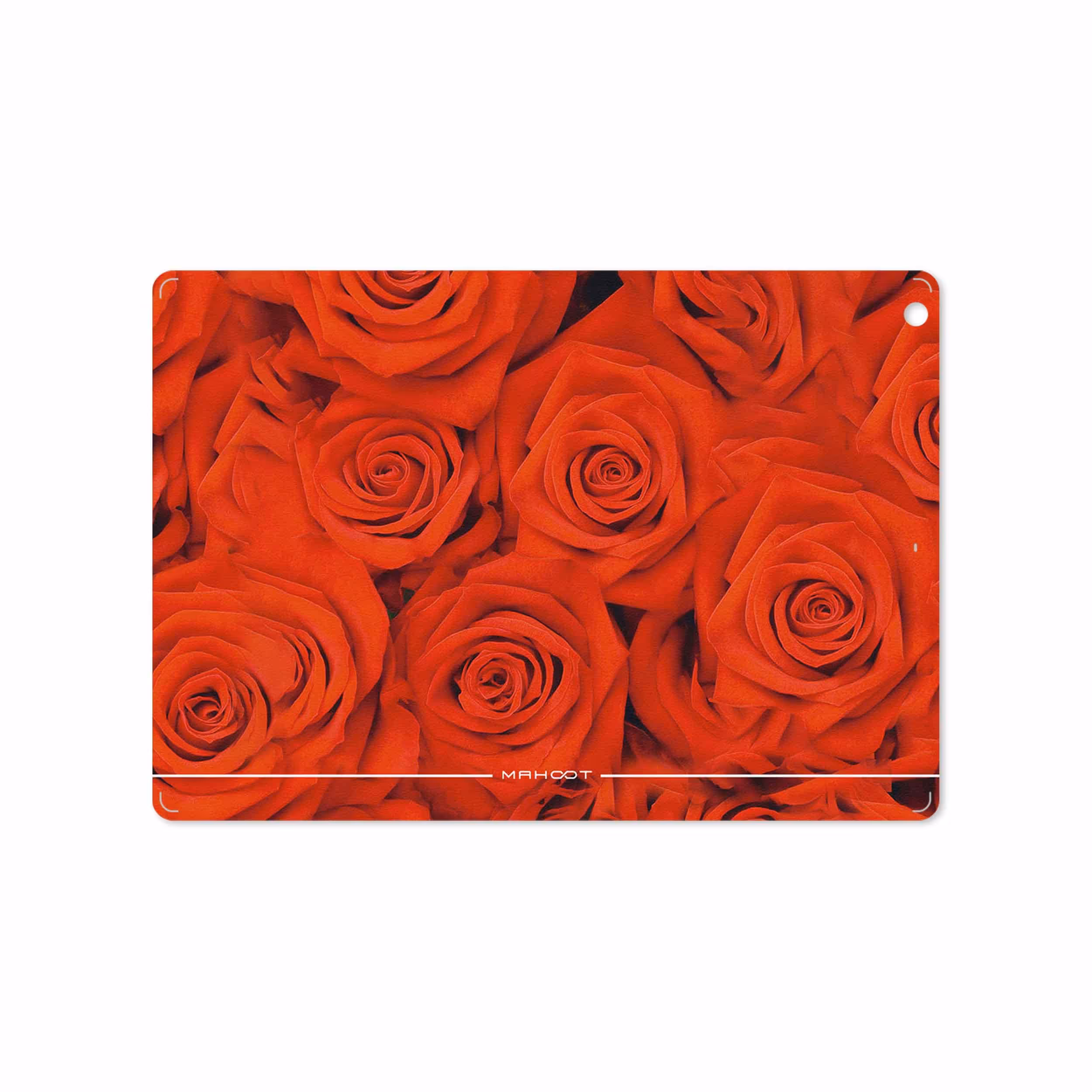 برچسب پوششی ماهوت مدل Red-Flower مناسب برای تبلت اپل iPad Air 2013 A1474