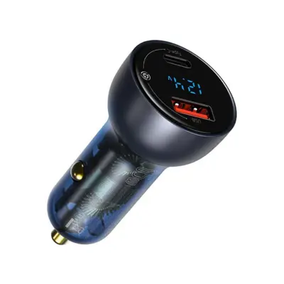 شارژر فندکی باسئوس مدل Dual Quick Charger-65W