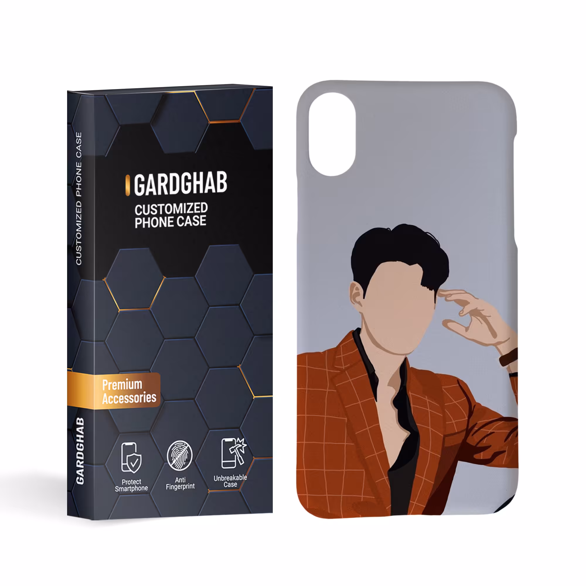 کاور گارد قاب مدل پسرانه مناسب برای گوشی موبایل اپل iphone x xs