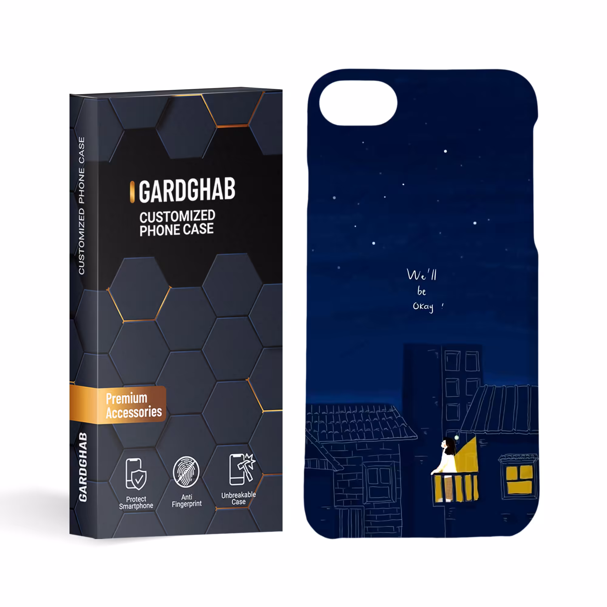 کاور گارد قاب مدل دخترانه مناسب برای گوشی موبایل اپل iphone 7 8 se2020