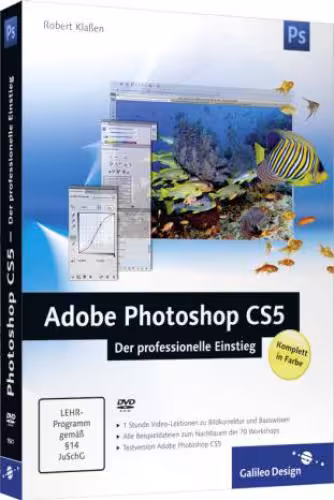 خرید و دانلود نسخه کامل کتاب Adobe Photoshop CS5 - Der professionelle Einstieg