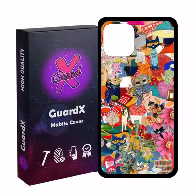 کاور گارد ایکس طرح کلاژ مدل Glass10576 مناسب برای گوشی موبایل اپل iPhone 11 Pro