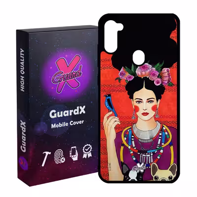 کاور گارد ایکس طرح دختر مدل Glass10150 مناسب برای گوشی موبایل سامسونگ Galaxy A11 / M11