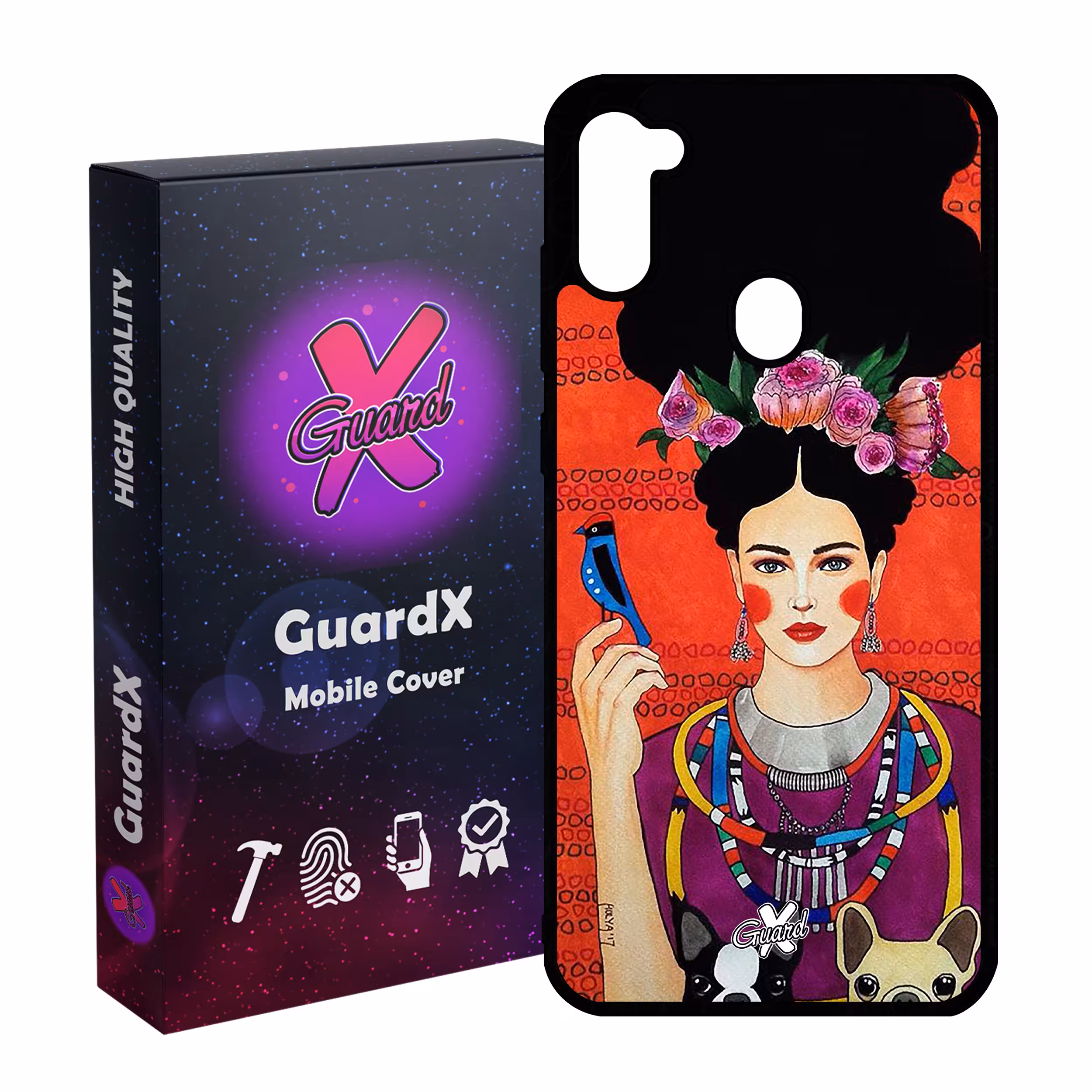 کاور گارد ایکس طرح دختر مدل Glass10150 مناسب برای گوشی موبایل سامسونگ Galaxy A11 / M11