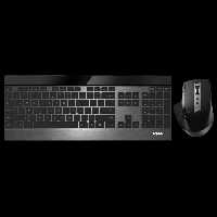قیمت و خرید باندل کیبورد و ماوس بی سیم رپو مدل Rapoo M9900 Black فروشگاه تکاف