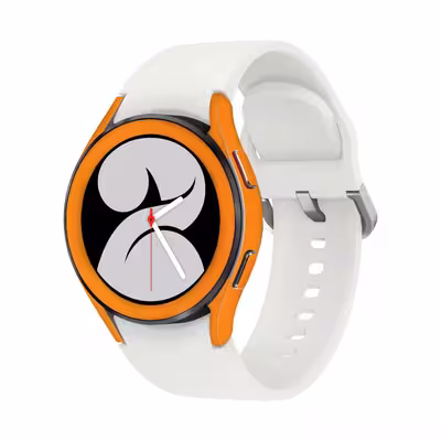 برچسب ماهوت طرح Matte Orange مناسب برای ساعت هوشمند سامسونگ Watch4 40mm