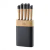 سرویس چاقو آشپزخانه ۶ پارچه کاراجا مدل Maple Black کد 153.03.06.1451