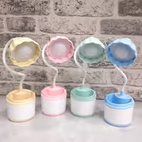 چراغ مطالعه جاقلمی دار طرح گل