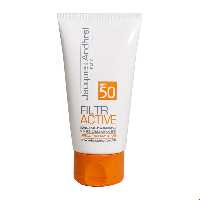 کرم ضد آفتاب پوست معمولی بی رنگ SPF50 ژاک آندرل پاریس مدل فیلتر اکتیو 50 میلی لیتری