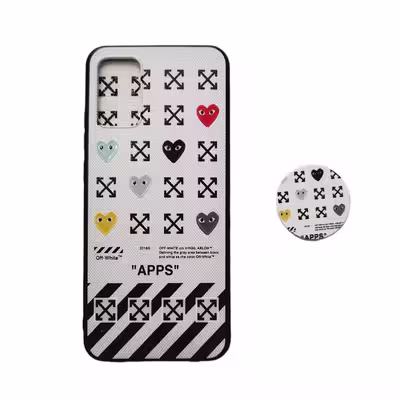 کاور مدل a02s مناسب برای گوشی موبایل سامسونگ Galaxy A02S / M02S به همراه پایه نگهدارنده