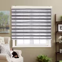 پرده زبرا زیو کد 3011 سایز 145x150 سانتی متر